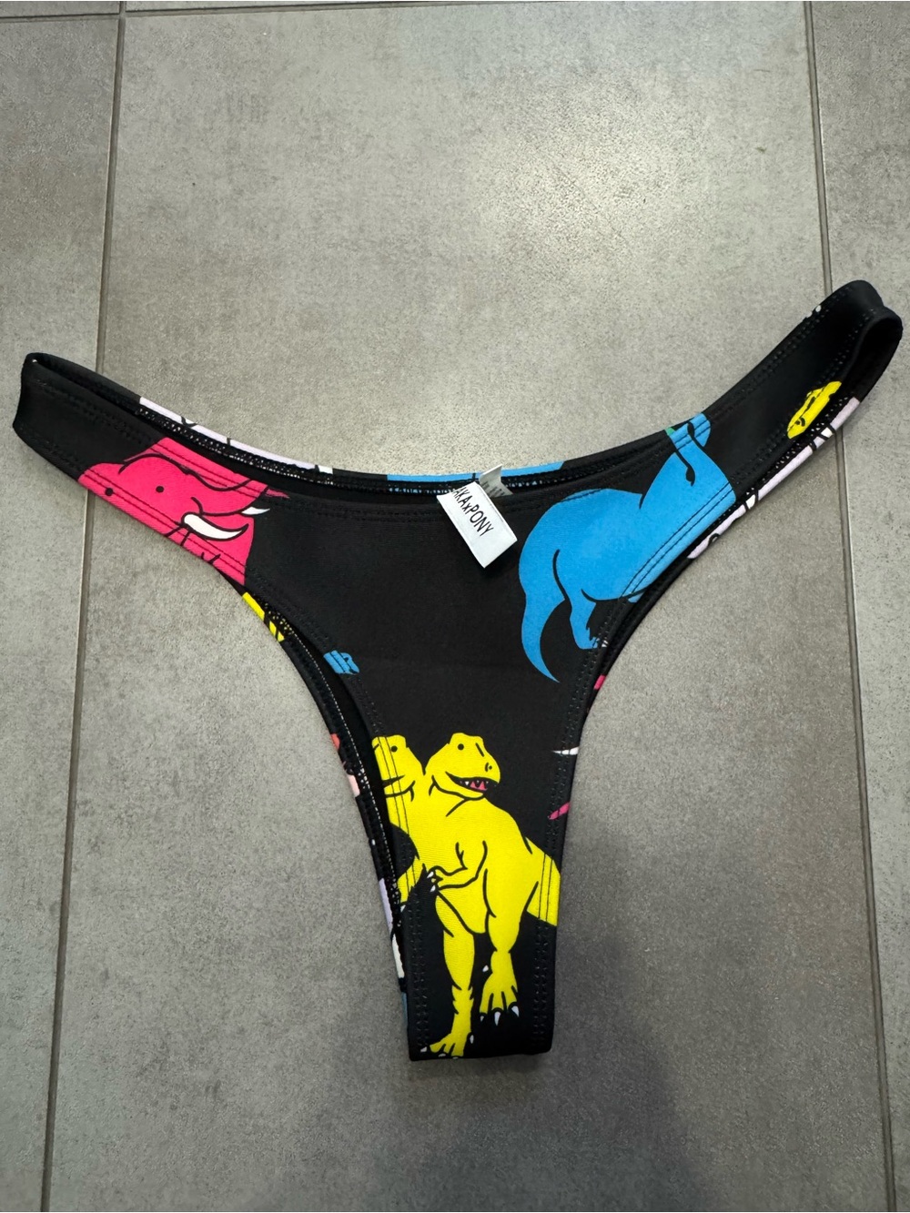 Hoaka Swimwear x PONY Limited Edition Dino Bikini Bottom Medium